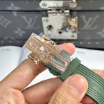 Đồng Hồ Vacheron Constantin Replica 11 Overseas 4500V Màu Xanh Lá Cây Dây Cao Su 41mm (2)