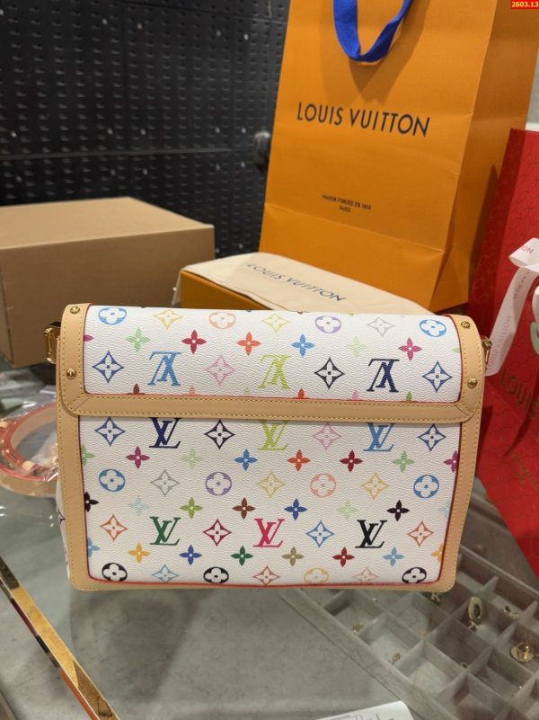 Túi Xách Louis Vuitton LV Dauphine Soft GM Siêu Cấp Hoạ Tiết Monogram 28x20x11cm (2)