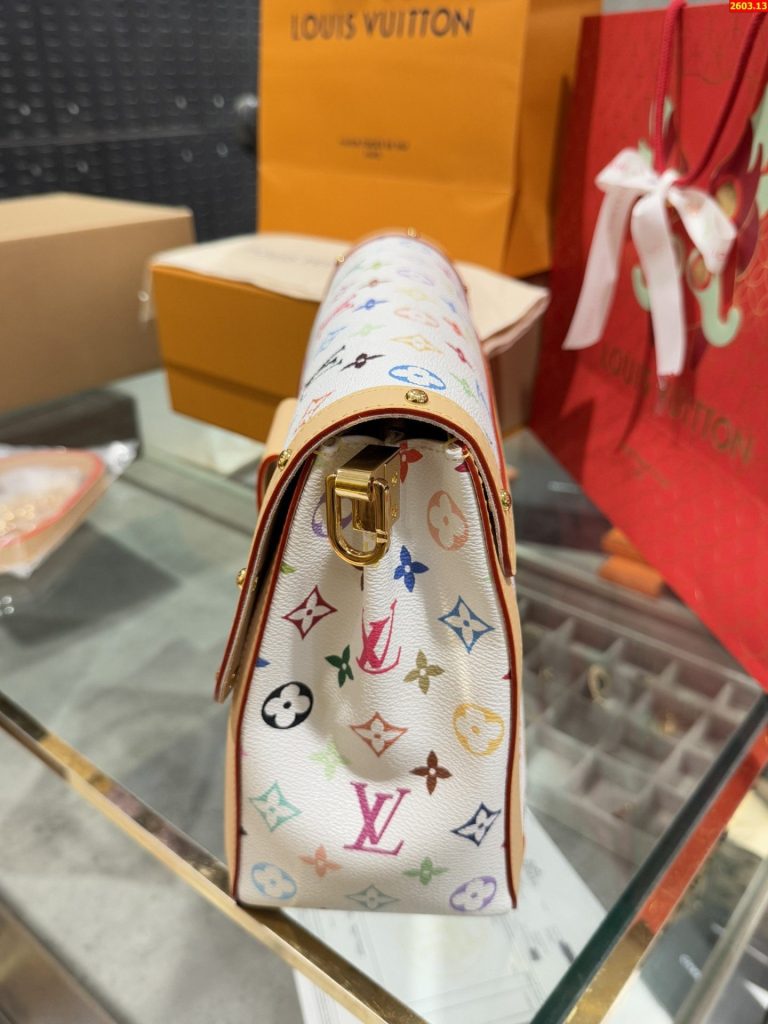 Túi Xách Louis Vuitton LV Dauphine Soft GM Siêu Cấp Hoạ Tiết Monogram 28x20x11cm (2)