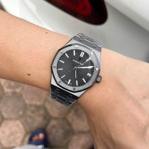 Đồng Hồ Audemars Piguet Royal Oak 15500 Chế Tác Gốm Đen Nhà Máy APS 41mm (2)