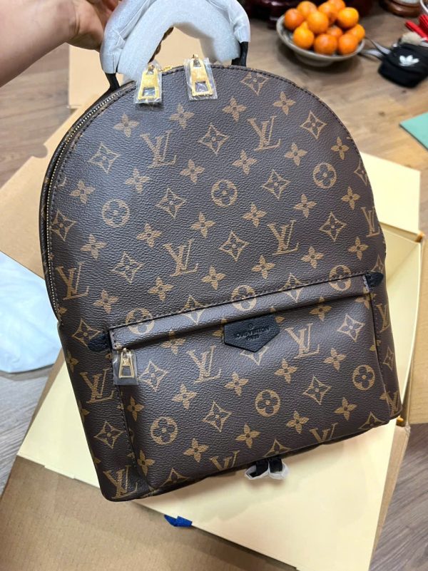 Balo Gucci Siêu Cấp Hoạ Tiết Monogram Màu Nâu 30cm (2)