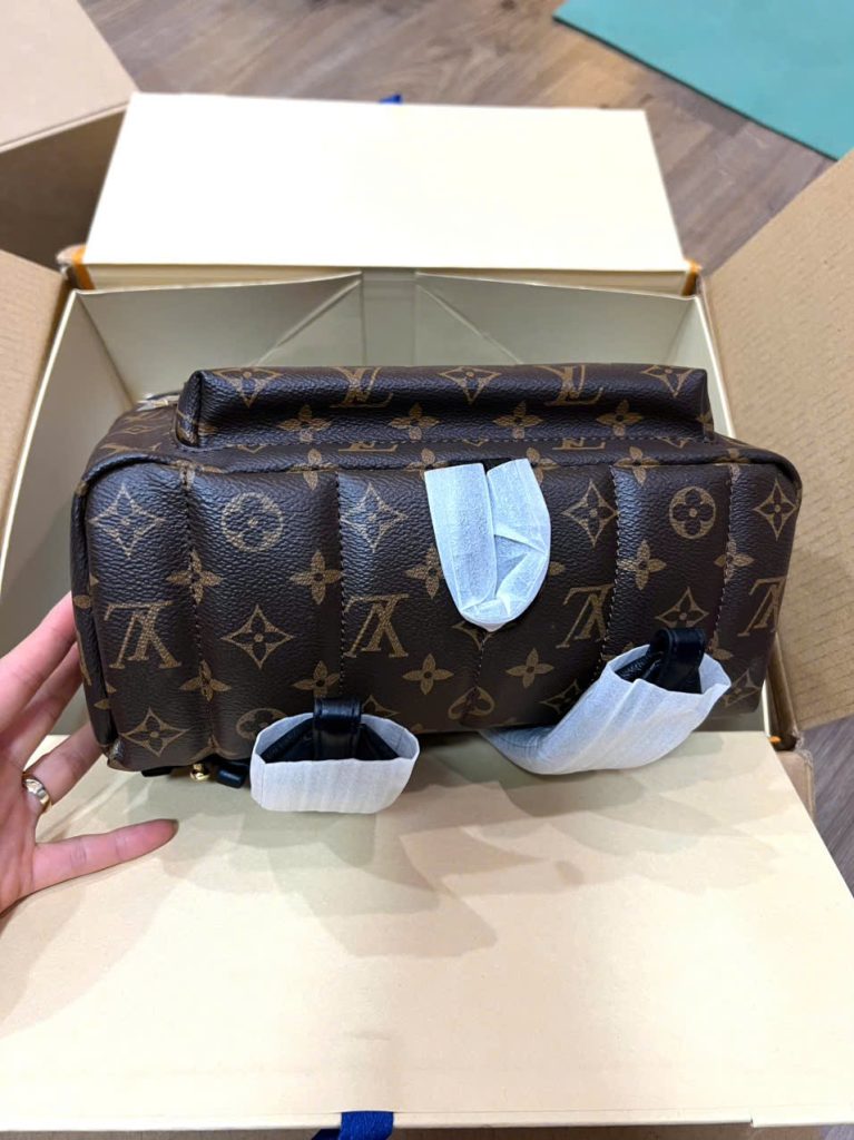 Balo Gucci Siêu Cấp Hoạ Tiết Monogram Màu Nâu 30cm (2)