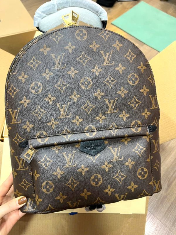 Balo Gucci Siêu Cấp Hoạ Tiết Monogram Màu Nâu 30cm (2)