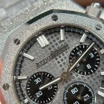 Đồng Hồ Audemars Piguet Rep 11 Royal Oak Chronograph Frosted Gold 26240 Mặt Xám APS Factory 41mm (2)