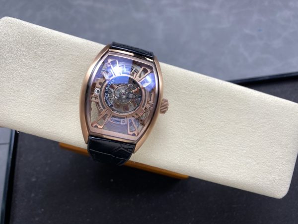 Đồng Hồ Franck Muller Curvex CX Grand Central Tourbillon Skeleton Chế Tác 11 36x53mm (7)
