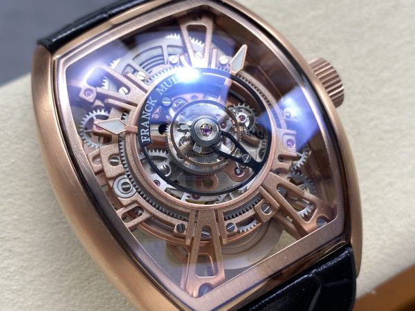 Đồng Hồ Franck Muller Curvex CX Grand Central Tourbillon Skeleton Chế Tác 11 36x53mm (7)