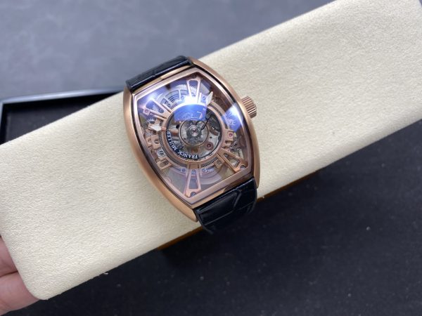 Đồng Hồ Franck Muller Curvex CX Grand Central Tourbillon Skeleton Chế Tác 11 36x53mm (7)