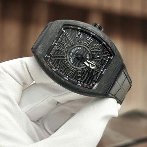 Đồng Hồ Franck Muller V45 Carbon Replica Cao Cấp Màu Đen Máy Cơ Automatic Xưởng ABF 45mm (4)
