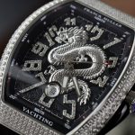 Đồng Hồ Franck Muller V45 Replica 11 Họa Tiết Rồng Màu Đen Xưởng ABF 45mm (2)