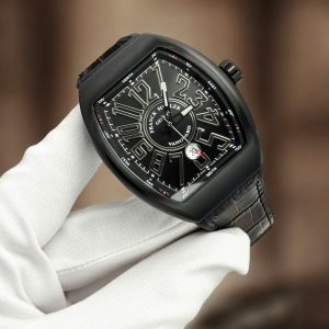 Đồng Hồ Franck Muller V45 Replica 11 Màu Đen Máy Cơ Tự Động Nhà Máy ABF 45mm (2)