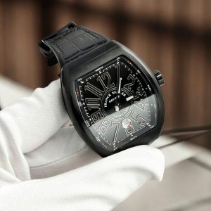 Đồng Hồ Franck Muller V45 Replica 11 Màu Đen Máy Cơ Tự Động Nhà Máy ABF 45mm (2)