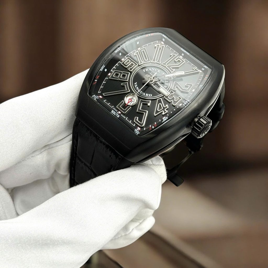 Đồng Hồ Franck Muller V45 Replica 11 Màu Đen Máy Cơ Tự Động Nhà Máy ABF 45mm (2)