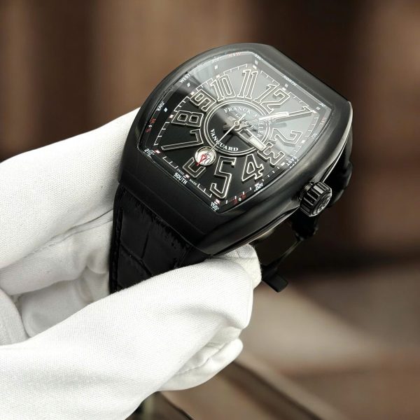 Đồng Hồ Franck Muller V45 Replica 11 Màu Đen Máy Cơ Tự Động Nhà Máy ABF 45mm (2)
