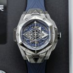 Đồng Hồ Hublot Big Bang Sang Bleu II Fake Cao Cấp Màu Xanh Blue 45mm (2)
