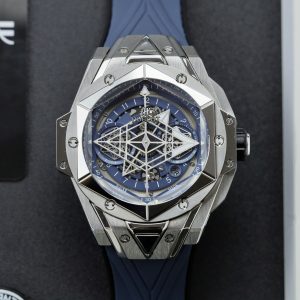 Đồng Hồ Hublot Big Bang Sang Bleu II Fake Cao Cấp Màu Xanh Blue 45mm (2)