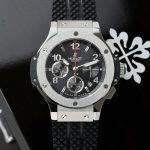 Đồng Hồ Hublot Big Bang Titanium Fake 11 Mặt Đen Dây Cao Su 42mm (2)
