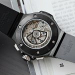 Đồng Hồ Hublot Big Bang Titanium Màu Đen Dây Cao Su Fake Cao Cấp 42mm (2)