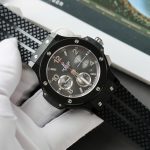 Đồng Hồ Hublot Big Bang Titanium Màu Đen Dây Cao Su Fake Cao Cấp 42mm (2)