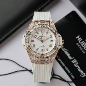 Đồng Hồ Hublot Replica 11 Big Bang One Click King Gold Mặt Đen Dây Cao Su 39mm (2)