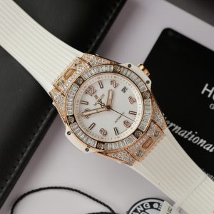 Đồng Hồ Hublot Replica 11 Big Bang One Click King Gold Mặt Đen Dây Cao Su 39mm (2)
