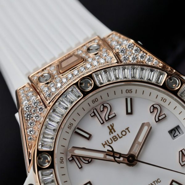 Đồng Hồ Hublot Replica 11 Big Bang One Click King Gold Mặt Đen Dây Cao Su 39mm (2)