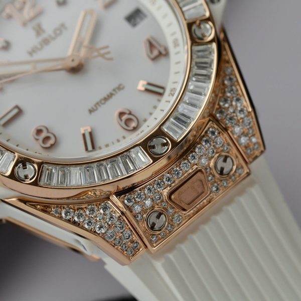 Đồng Hồ Hublot Replica 11 Big Bang One Click King Gold Mặt Đen Dây Cao Su 39mm (2)