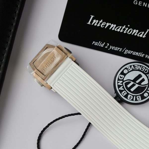 Đồng Hồ Hublot Replica 11 Big Bang One Click King Gold Mặt Đen Dây Cao Su 39mm (2)