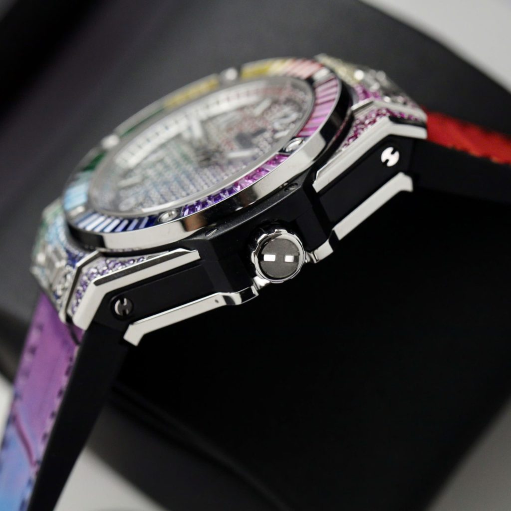 Đồng Hồ Hublot Replica 11 Big Bang One Click Rainbow Unisex 39mm (2)