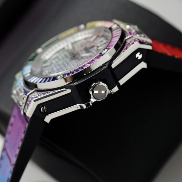 Đồng Hồ Hublot Replica 11 Big Bang One Click Rainbow Unisex 39mm (2)