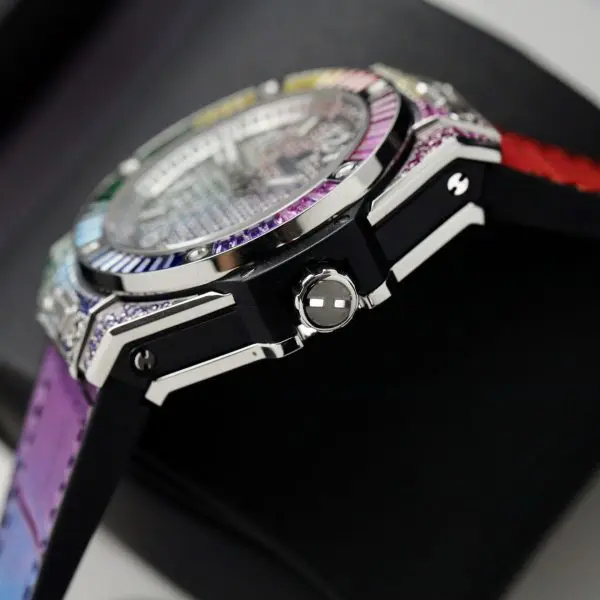 Đồng Hồ Hublot Replica 11 Big Bang One Click Rainbow Unisex 39mm (2)