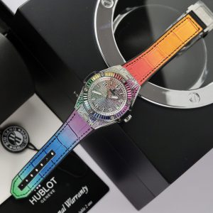 Đồng Hồ Hublot Replica 11 Big Bang One Click Rainbow Unisex 39mm (2)