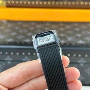 Đồng Hồ Hubot Big Bang Unico Chế Tác Vỏ Gốm Đen Nhà Máy BBF 42mm (2)