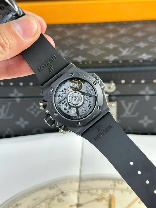 Đồng Hồ Hubot Big Bang Unico Chế Tác Vỏ Gốm Đen Nhà Máy BBF 42mm (2)