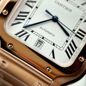 Đồng Hồ Nam Cartier Santos WGSA0018 Replica 11 Mạ Vàng Xưởng BV 39 (2)