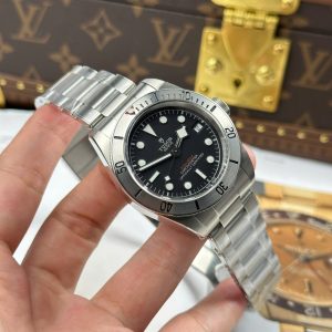 Đồng Hồ Nam Tudor Black Bay Steel M79730 Mặt Đen Nhà Máy ZF 41mm (2)