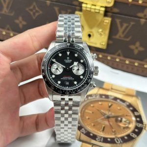 Đồng Hồ Nam Tudor Chế Tác Black Bay Chronograph Mặt Đen Xưởng TW 41mm (2)