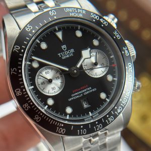 Đồng Hồ Nam Tudor Chế Tác Black Bay Chronograph Mặt Đen Xưởng TW 41mm (2)
