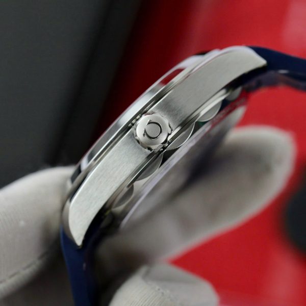 Đồng Hồ Omega Seamaster Aqua-Terra GMT Chế Tác Màu Xanh Dương Xưởng VS 41mm (2)