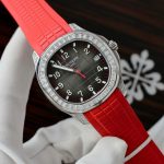 Đồng Hồ Patek Philippe Aquanaut 5167 Màu Đỏ Chế Tác Độ Moissanite Baguette 40mm (2)
