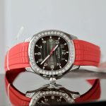 Đồng Hồ Patek Philippe Aquanaut 5167 Màu Đỏ Chế Tác Độ Moissanite Baguette 40mm (2)
