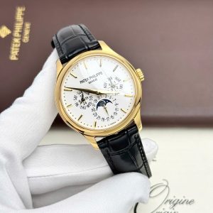 Đồng Hồ Patek Philippe Grand Complications 5327 Mạ Vàng Mặt Trắng Replica Cao Cấp Xưởng 3K 40mm (2)