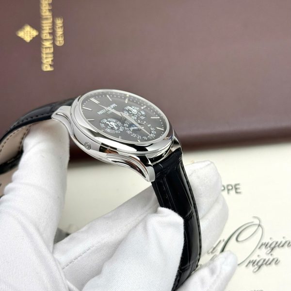 Đồng Hồ Patek Philippe Grand Complications 5327 Replica 11 Mặt Xám Dây Da Đen Nhà Máy 3K 40mm (2)