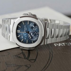 Đồng Hồ Patek Philippe Nautilus 5712 Chế Tác Mặt Xanh Blue Lõi Máy Khắc Xưởng PPF 40mm (2)