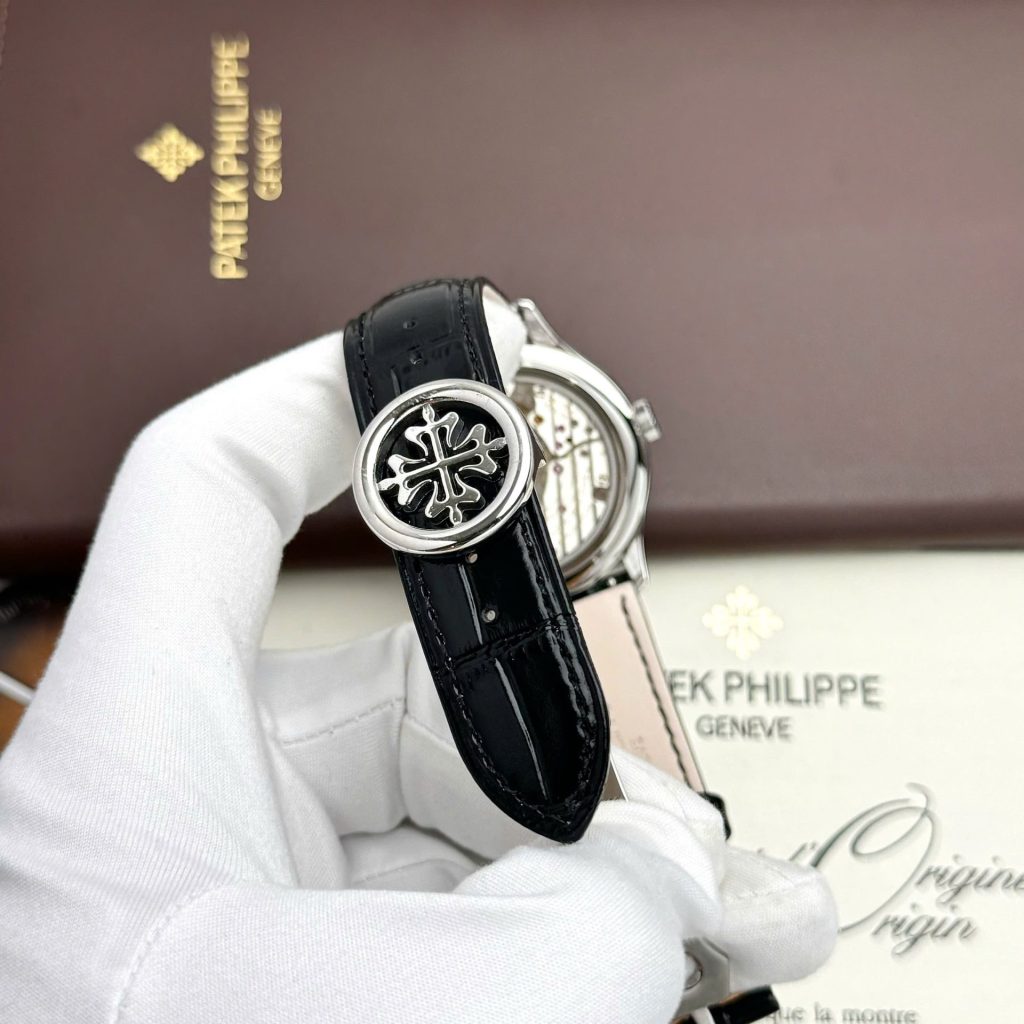 Đồng Hồ Patek Philippe Replica Cao Cấp Grand Complications 5327 Mặt Trắng Dây Da Nhà Máy 3K 40mm (2)