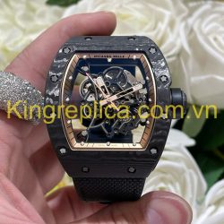 Đồng Hồ Richard Mille RM055 Bubba Watson Carbon NTPT & Chuyển Động Vaucher Tinh Chỉnh Độc Quyền 42,7x49,9mm (11)