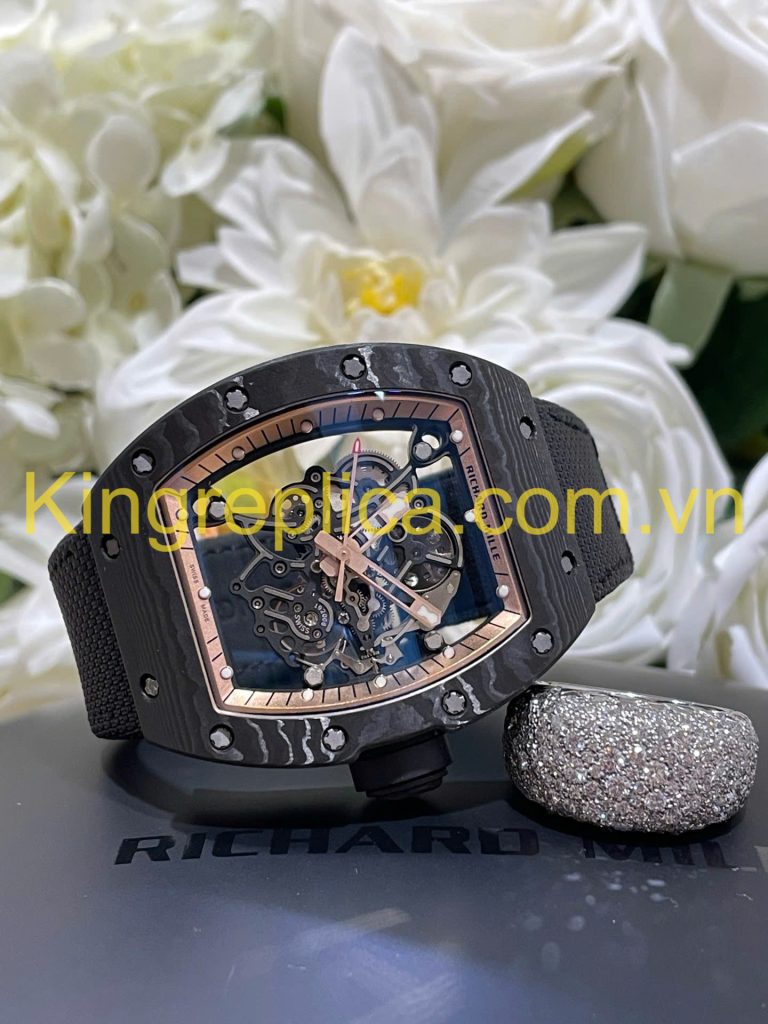 Đồng Hồ Richard Mille RM055 Bubba Watson Carbon NTPT & Chuyển Động Vaucher Tinh Chỉnh Độc Quyền 42,7x49,9mm (11)