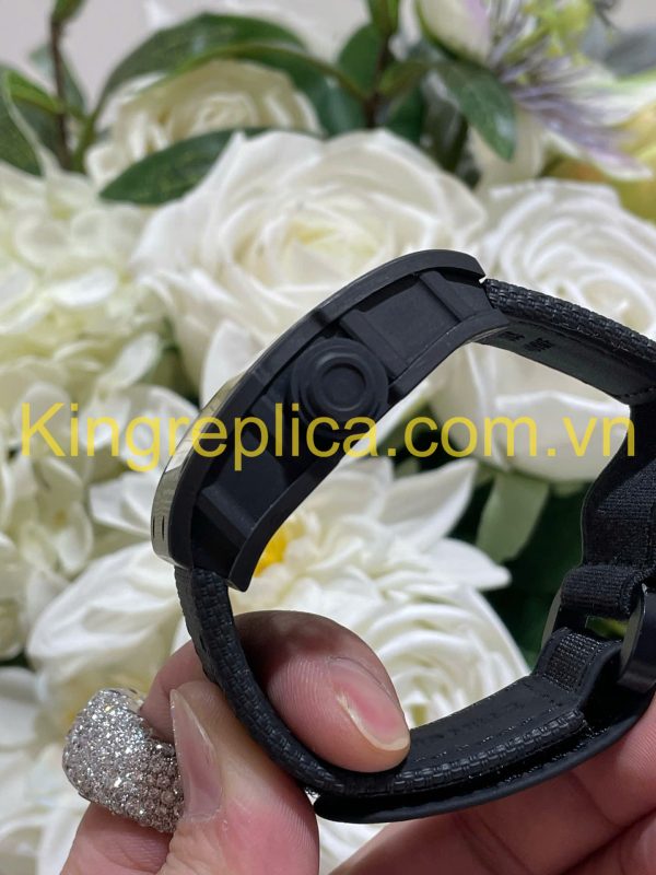 Đồng Hồ Richard Mille RM055 Bubba Watson Carbon NTPT & Chuyển Động Vaucher Tinh Chỉnh Độc Quyền 42,7x49,9mm (11)