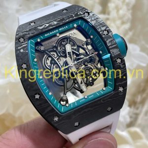 Đồng Hồ Richard Mille RM055 Bubba Watson Tinh Chỉnh Độc Quyền Carbon NTPT & Chuyển Động Vaucher 42,7x49,9mm (9)