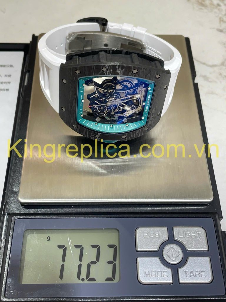 Đồng Hồ Richard Mille RM055 Bubba Watson Tinh Chỉnh Độc Quyền Carbon NTPT & Chuyển Động Vaucher 42,7x49,9mm (9)