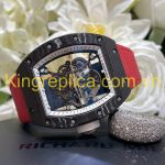 Đồng Hồ Richard Mille RM055 Bubba Watson Tuỳ Chỉnh Độc Quyền Carbon NTPT & Chuyển Động Vaucher 42,7x49,9mm (12)